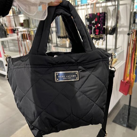 Marc Jacobs Quilted Nylon Mini Tote Black M0016681 - Picture 6 of 10